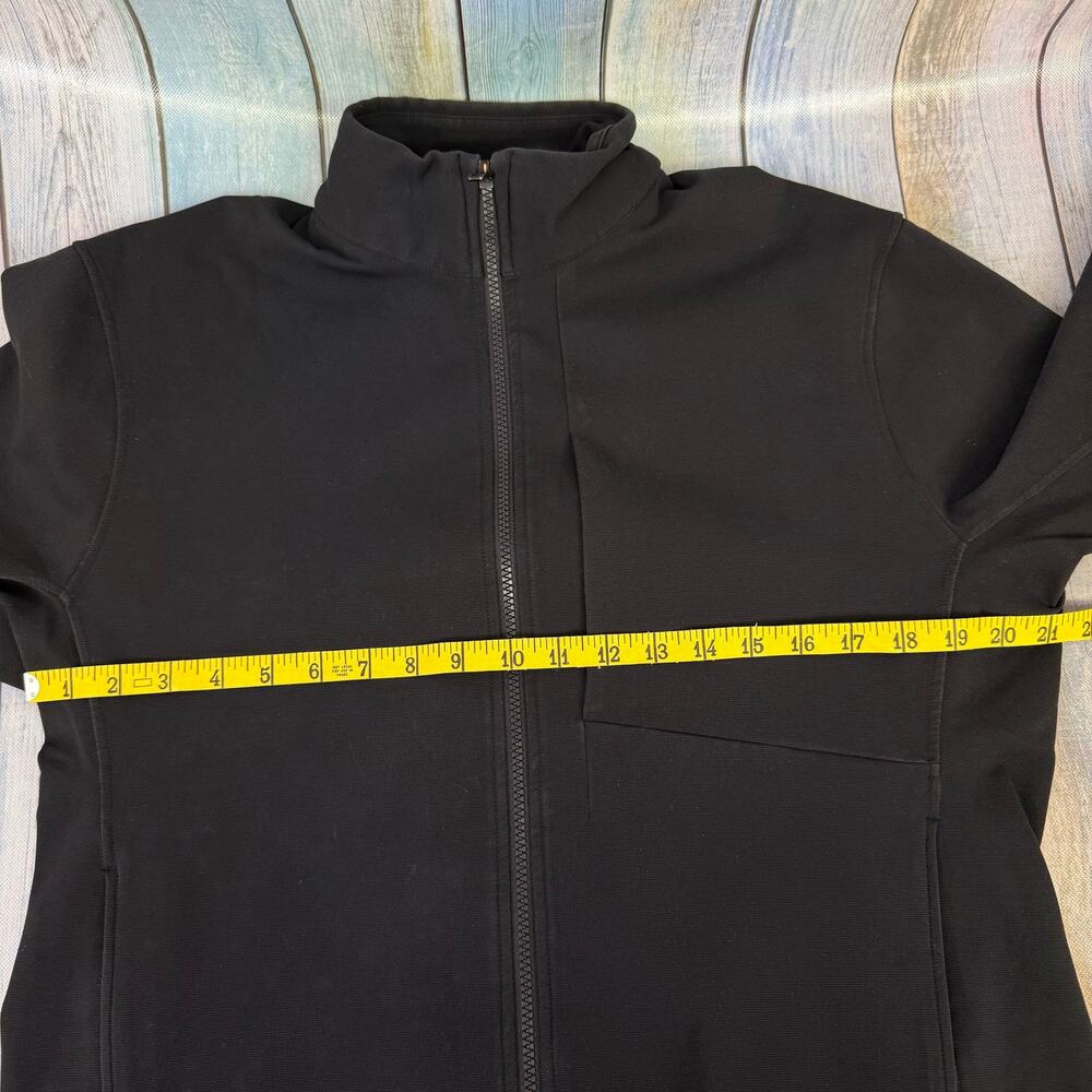 Lululemon Sojourn Jacket Black Full Zip Large Men's Long Sleeve - Picture 3 of 8